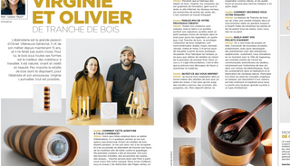 Tranche de bois dans Les idées de ma MAISON