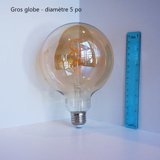 Ampoule grand Globe vintage DEL
