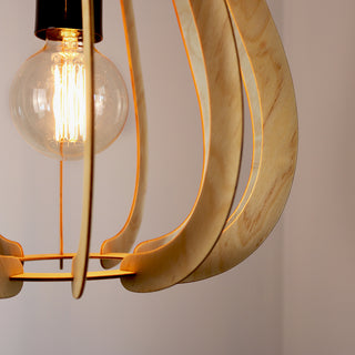 Luminaire Goutte allumé – silhouette fluide et lumineuse
