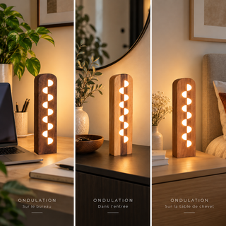 Lampe de table LED Ondulation