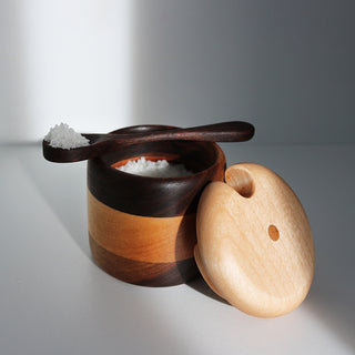 Duo - moulin 6po - main de sel - merisier/chêne/noyer