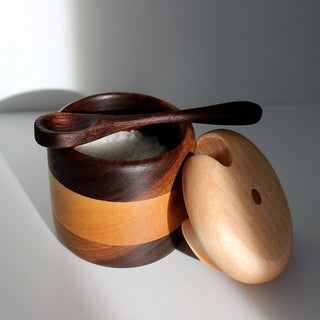 Main de sel - merisier/noyer