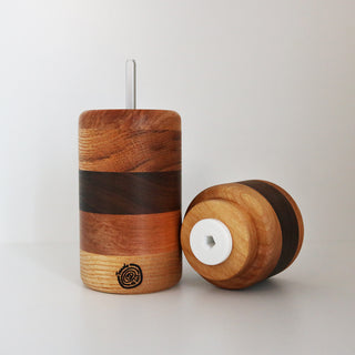 Moulin à poivre en bois 6 po ouvert pour le remplissage