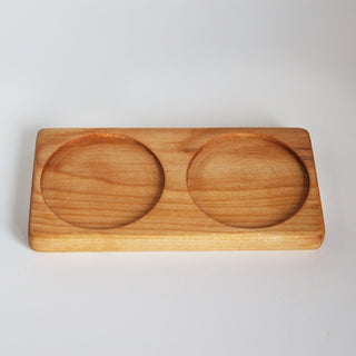 Support en bois - merisier - double