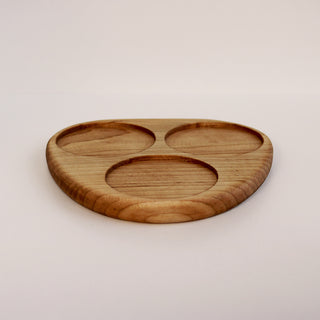 Support en bois - merisier - trio