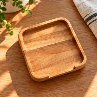 Tray - mixed wood - 7 x 14 in