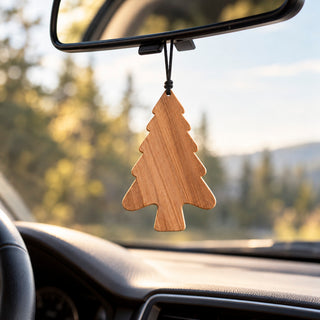 Sapin sent-bon en bois | Désodorisant pour voiture