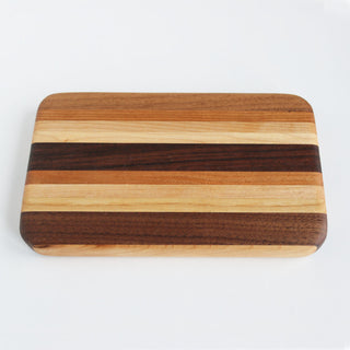 Tray - mixed wood - 7x7 in